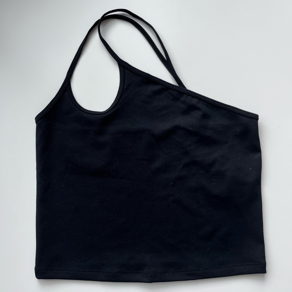 Abercrombie & Fitch One Shoulder Cutout Tank Top